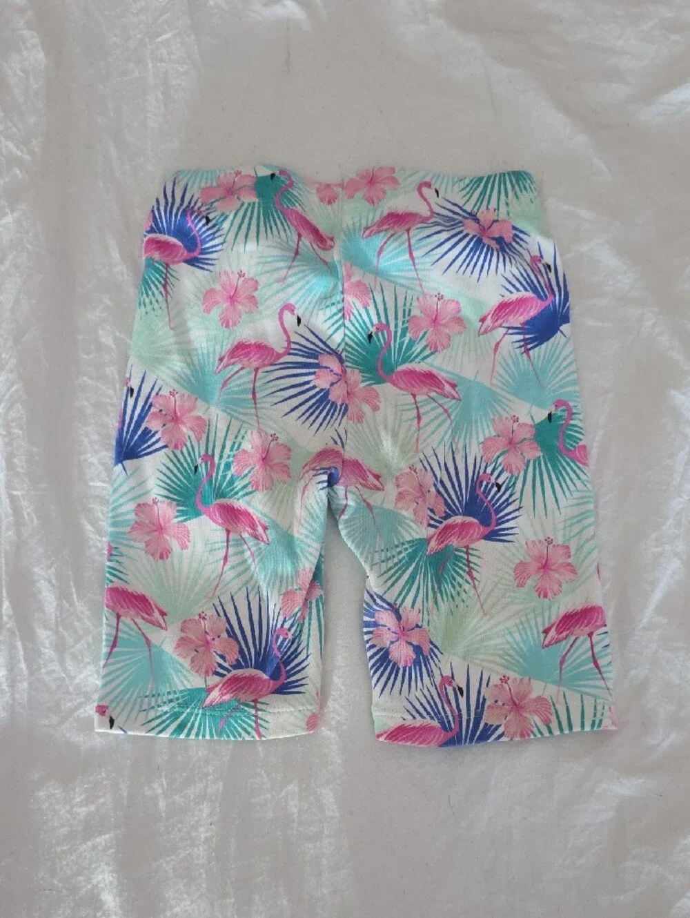 Gymboree Pink Flamingo Tropical Print Shorts and Halter Top